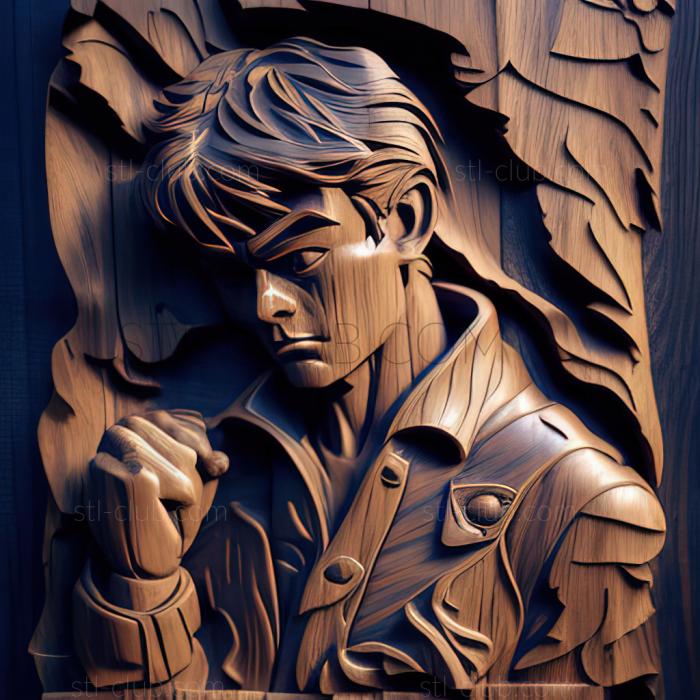 3D model Detective Conan The Fist of the Blue Sapphire anime (STL)
